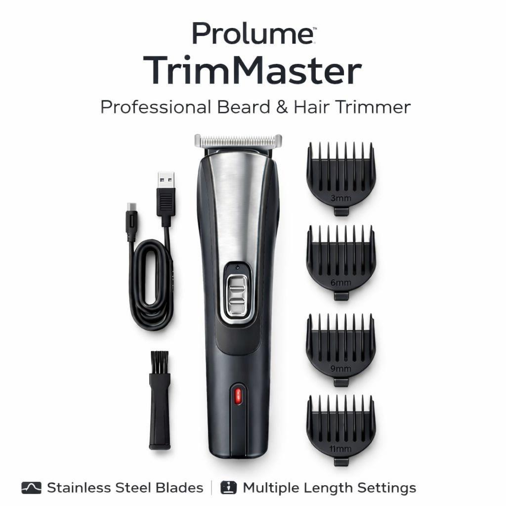 TrimMaster – Professional Beard & Hair Trimmer